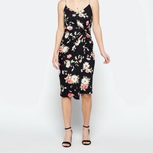 Nine Britton Black Floral Dress